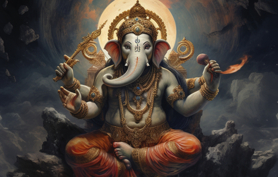 Why does Lord Ganesha has an elephant’s head?